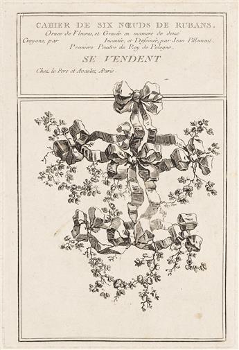 JEAN-BAPTISTE PILLEMENT (AFTER) Cahier de Fleurs Singulieres.